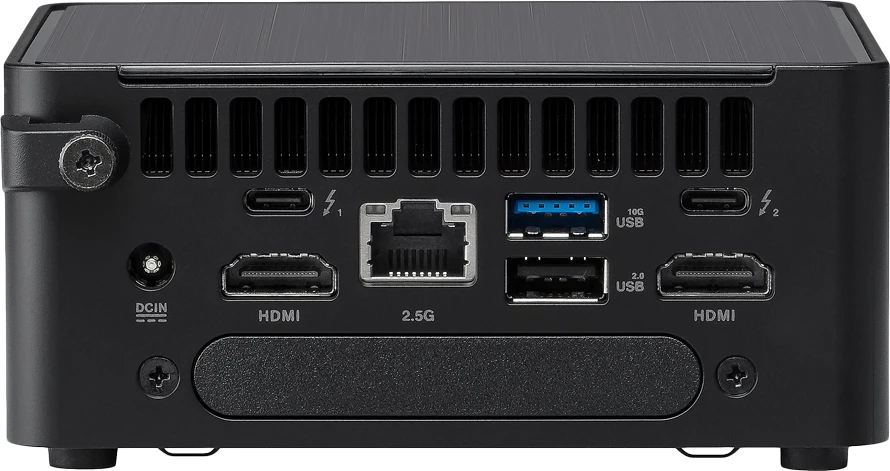 Kompjuter mini ASUS NUC 14 Pro RNUC14RVHU700002I, Intel Core Ultra 7 155H, Intel Arc, Wi‑Fi 6E, pa RAM/SSD/OS, i zi, Tall Kit