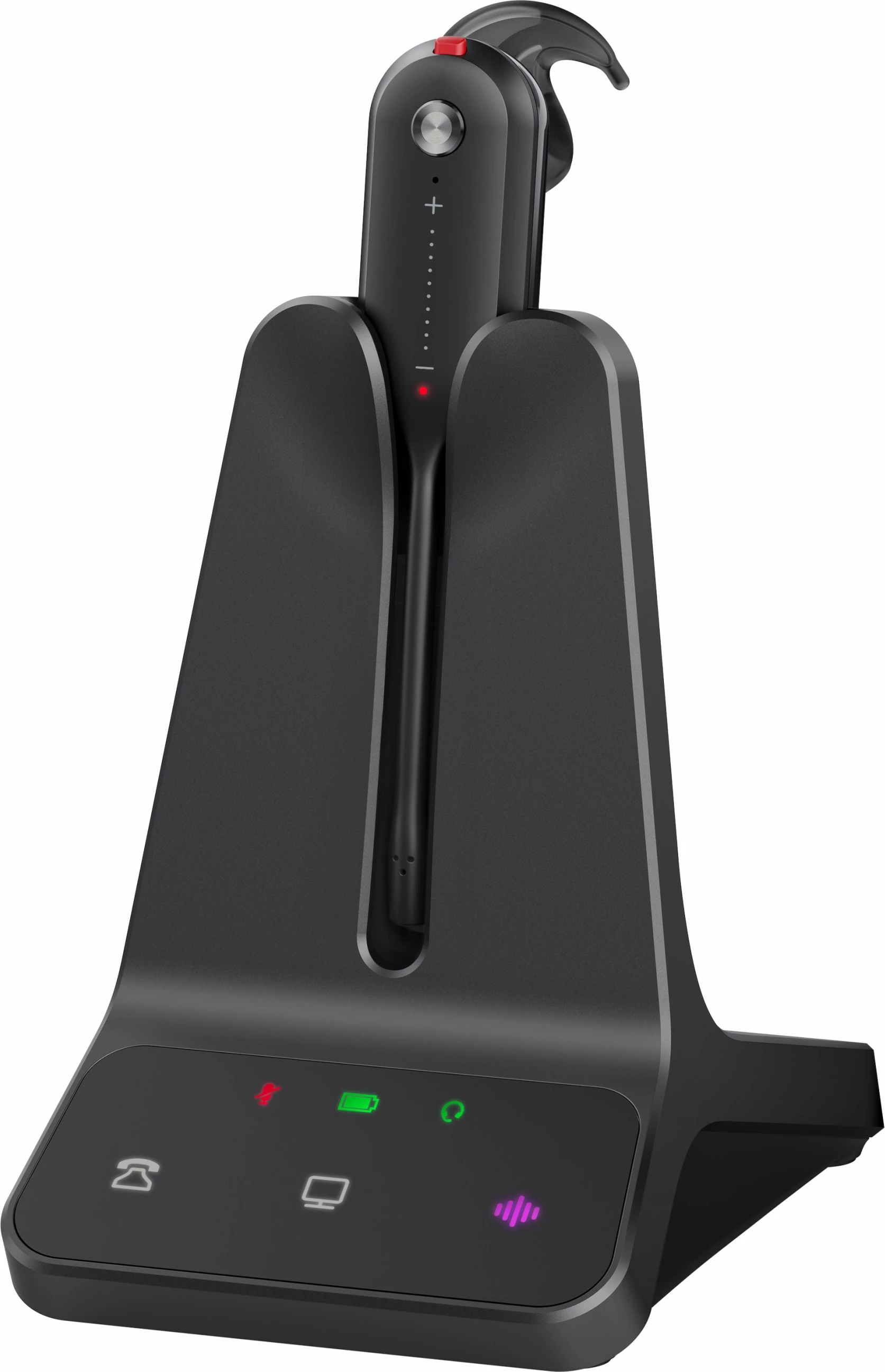 Kufje wireless Yealink WH63 E2 UC, kontroll në vesh, mikrofon boom, e zezë