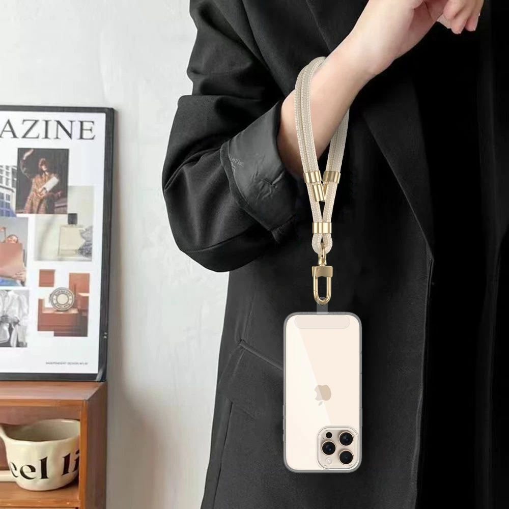 Rrip dore Tech-Protect C4S për celular, me adapter, Bezhe