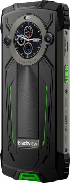 Celular BLACKVIEW BV8200 12/256GB, 6.5\" 120Hz, 8800mAh, Android 14, Dual SIM, i gjelbër