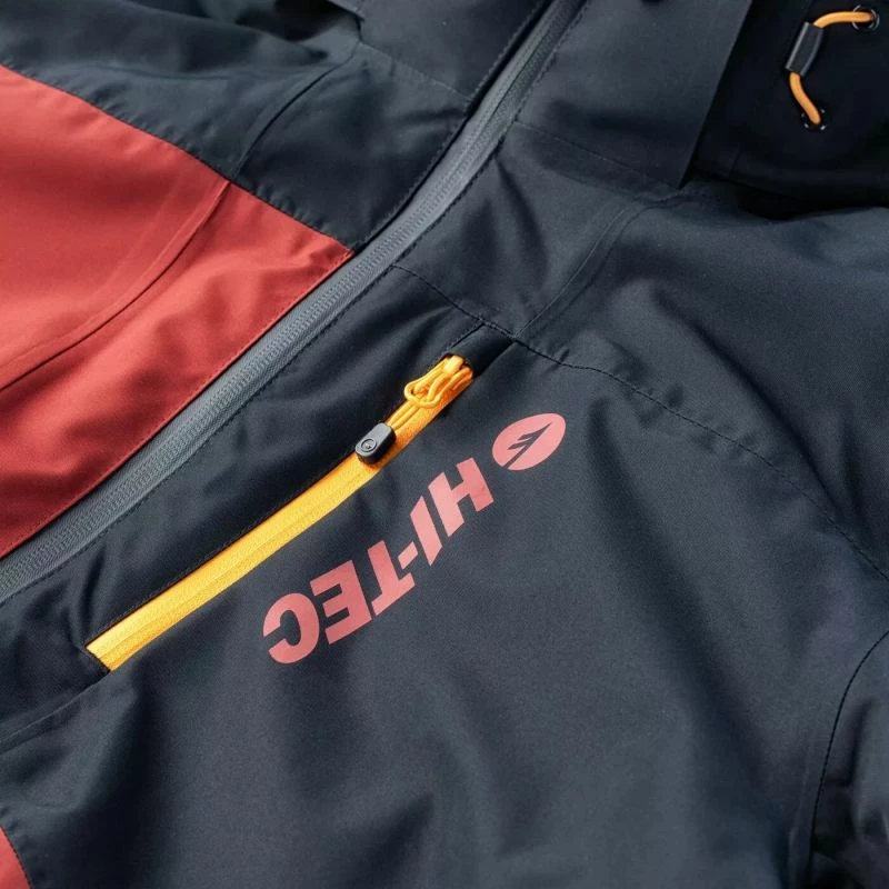 Jakne për ski Hi-Tec për meshkuj, të kuqe dhe blu të errët [Madhësia: XXL]