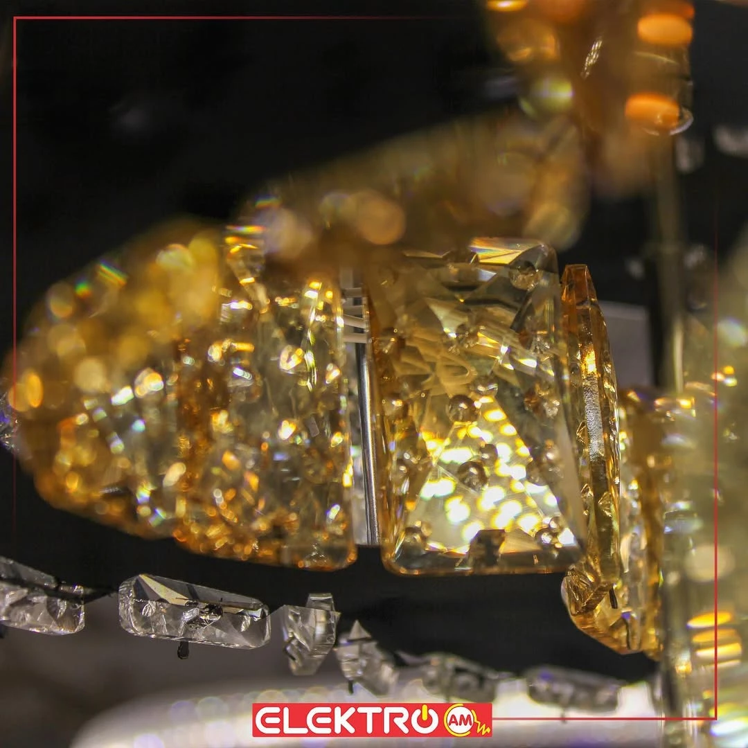 Abazhur LED tavani kristal W30-500