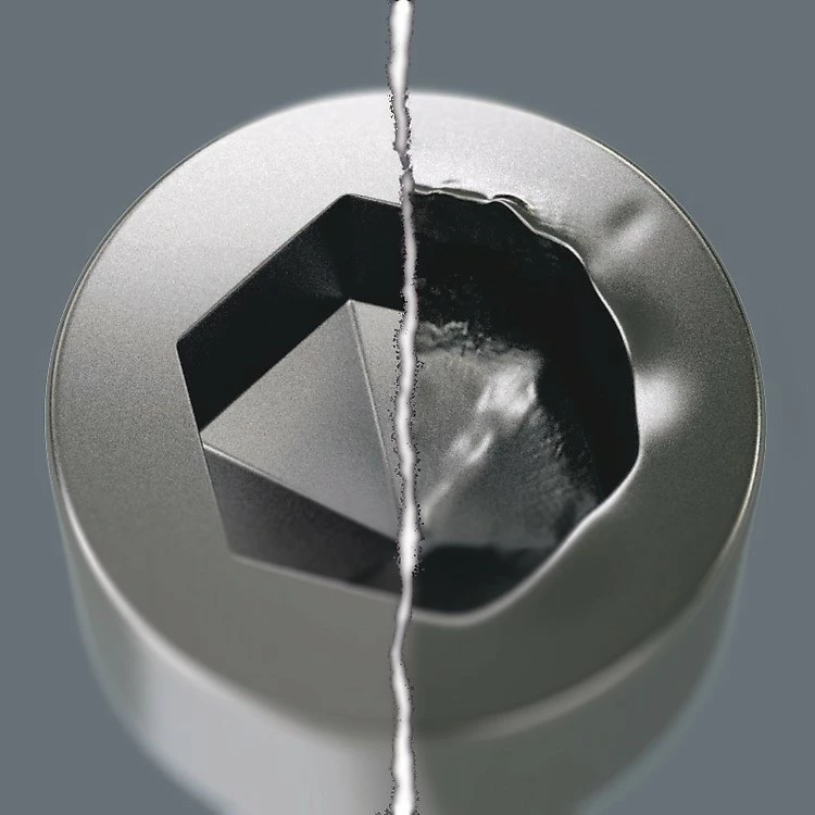 Set veglash dore Wera 393 S, çelik inox, mbrojtje nga ndryshku, mbështjellës tekstili