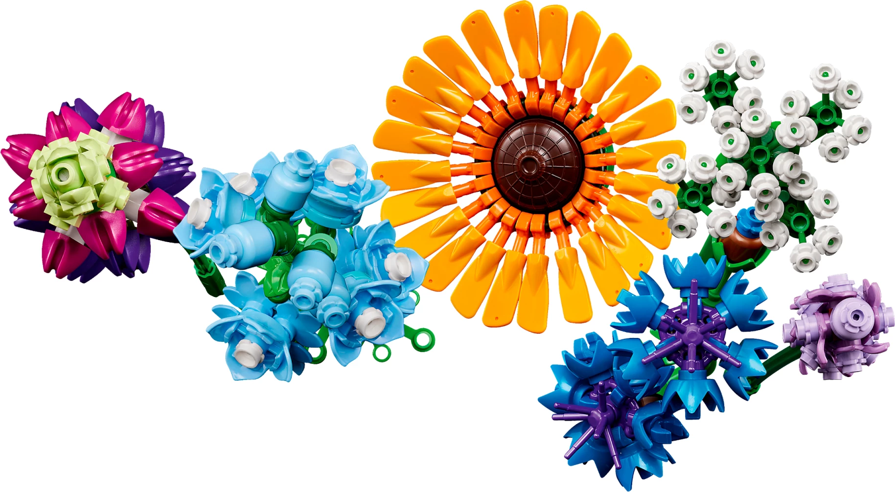 Set ndërtimi LEGO Botanicals Wildflower Bouquet 10313, 939 copë, 18+