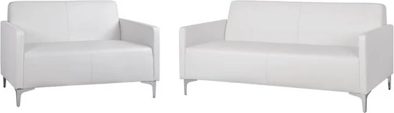 Set 2 pjesë divan 3 & 2 vendesh Nellie FH11274.02 ngjyrë bardhë