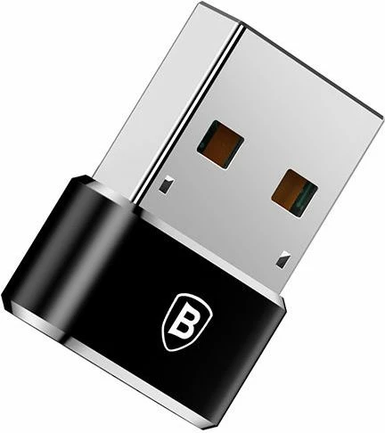 Adapter USB Baseus 28297-uniw USB-A në USB-C, USB 2.0, i zi