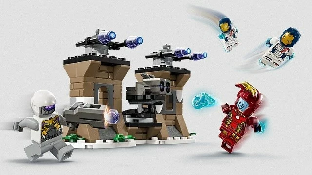 Set LEGO Super Heroes 76288 Iron Man dhe Iron Legion kundër ushtarit Hydra