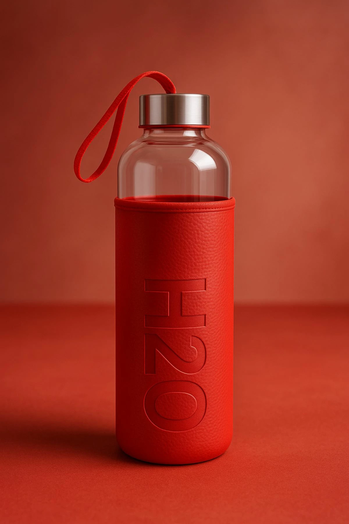 Shishe qelqi Hermia Concept, e kuqe, F40123, 1000 ml