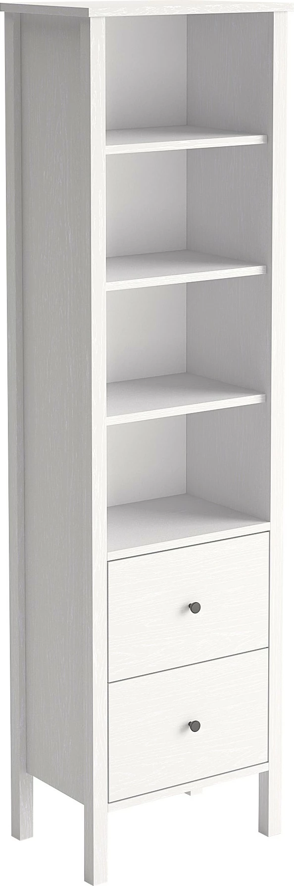Raft librash Hanah Home, druri dhe i bardhë, FRN-10034