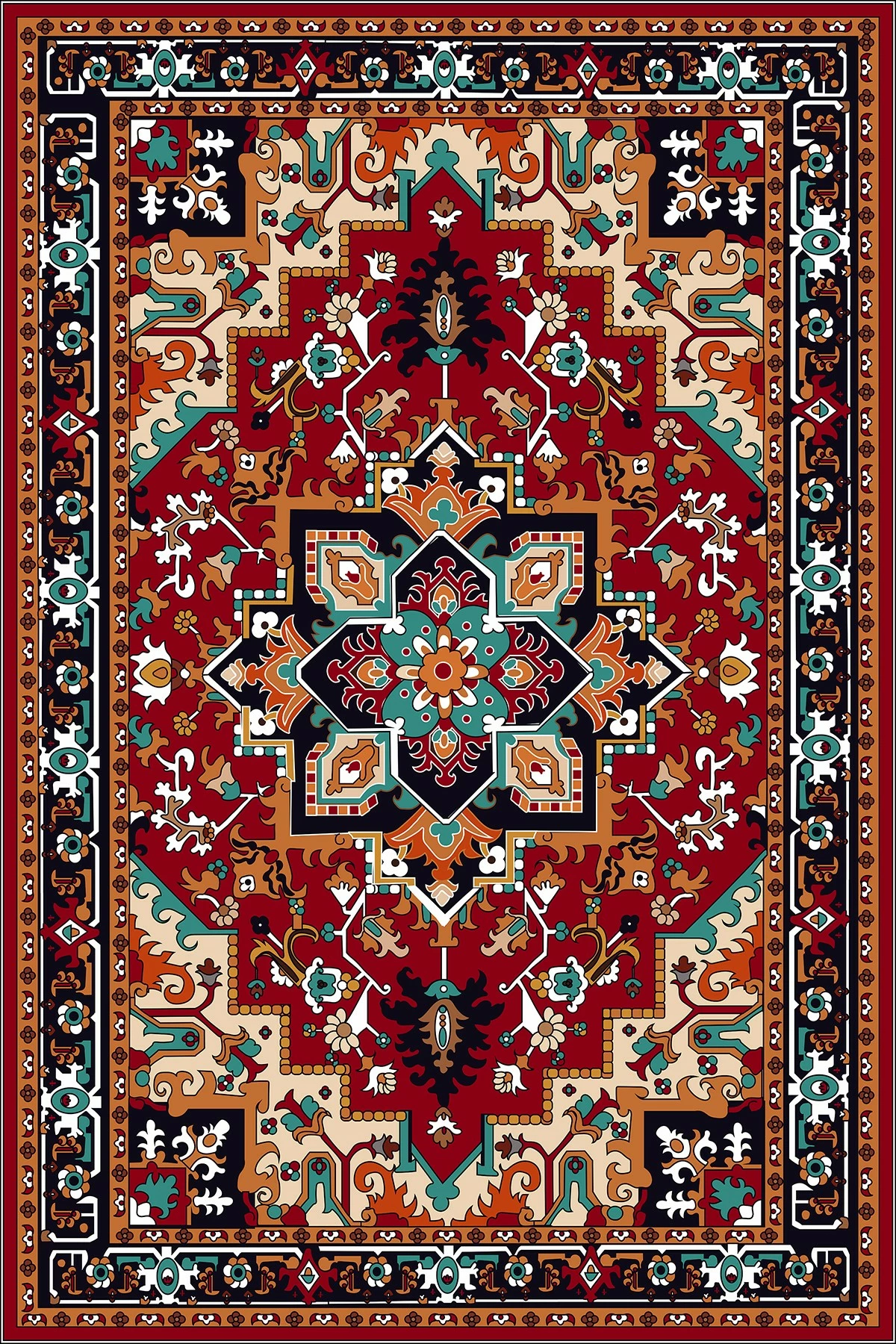 Qilim për korridor, shumëngjyrësh, Conceptum Hypnose CT-1242, 80x150cm