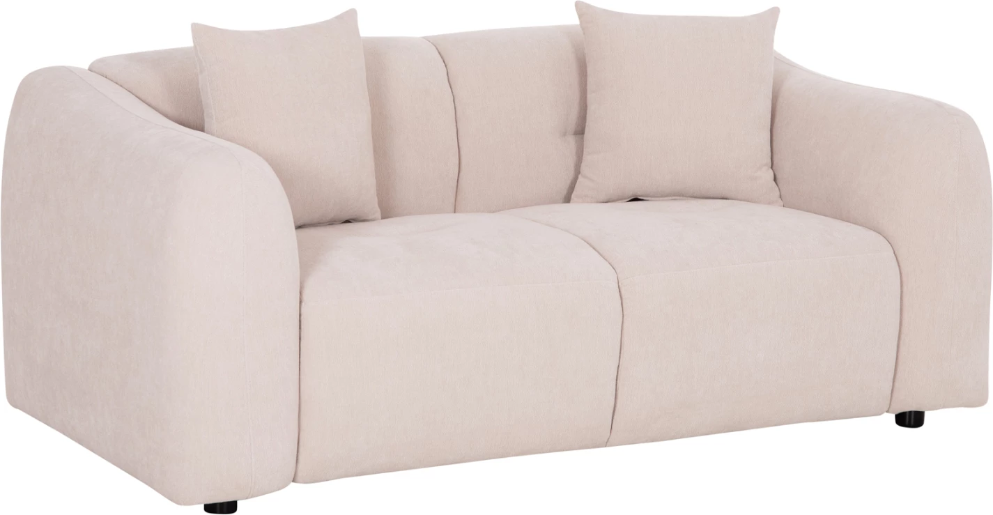 Divan dy ulëshe JUNOA, material ecru, 172x89x74cm