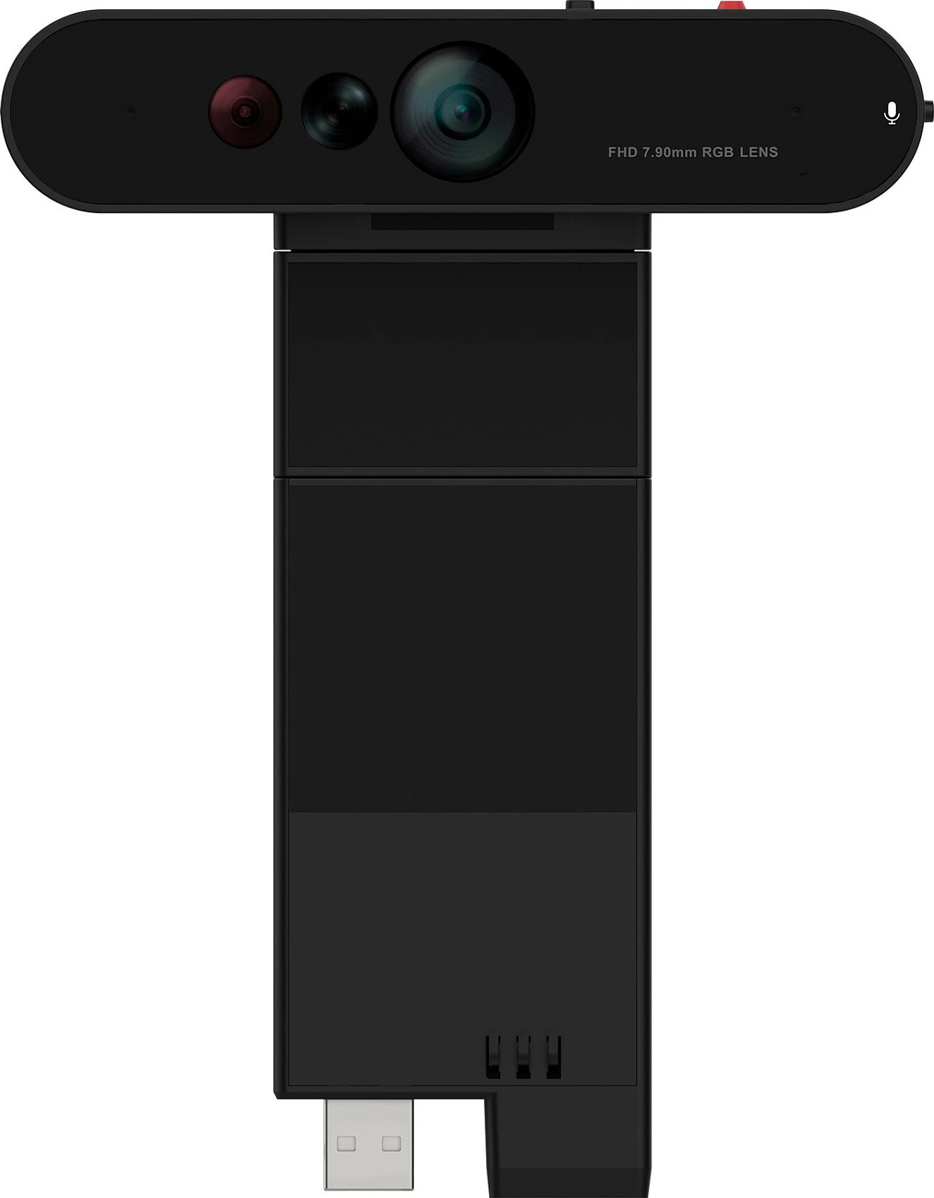 Webcam Lenovo ThinkVision MC60, Full HD 1080p, 2 mikrofona, privacy shutter, e zezë