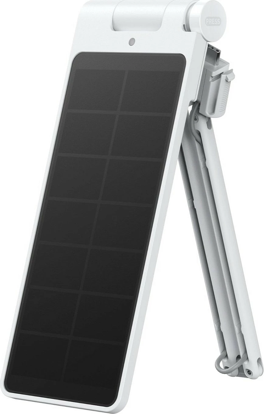 Panel solar SwitchBot për Curtain 3, karikues, i bardhë