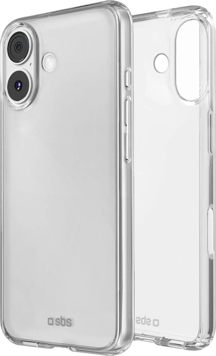 Mbështjellës SBS Skinny Cover për iPhone 17, TPU, ultra i hollë, transparent