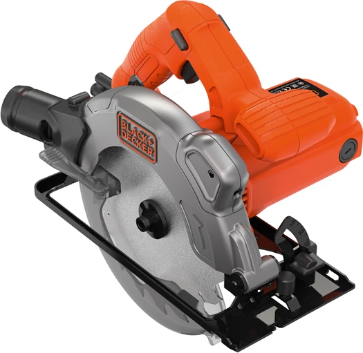 Sharrë rrethore Black&Decker CS1250L 1250 W, 230 V, disk 190 mm, laser, prerje 66 mm, portokalli/zezë