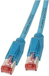 Kabllo rrjeti EFB Elektronik K8054, Cat6a, 1.5m, S/FTP, RJ-45, 10Gbps, blu