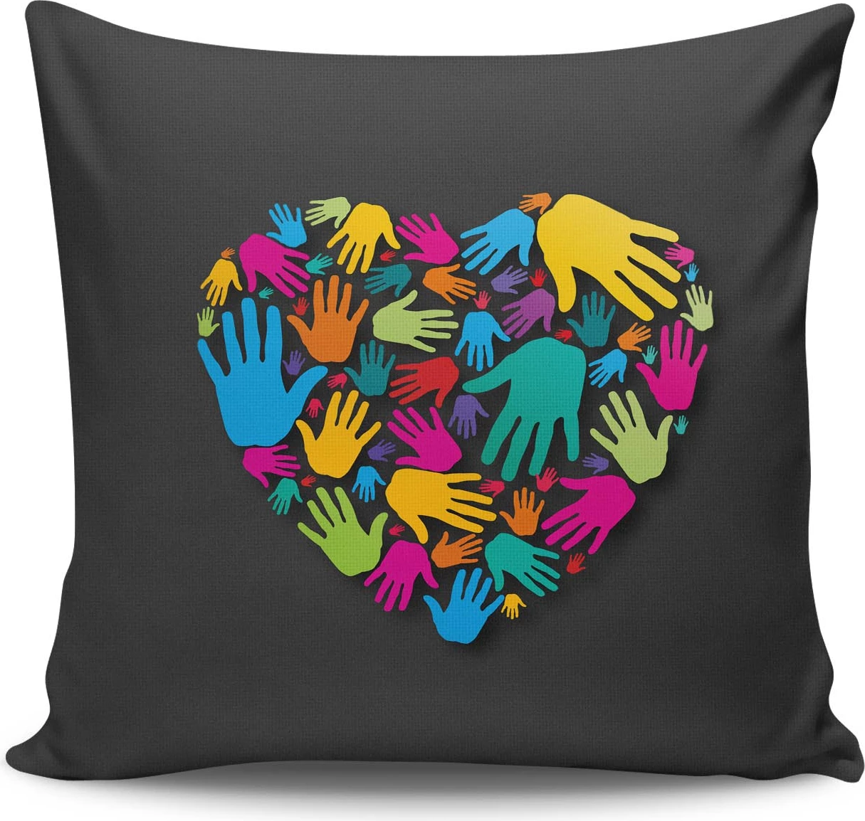 Jastëk dekorativ Aberto Design, shumëngjyrësh, NKRLNT-080, 43x43cm