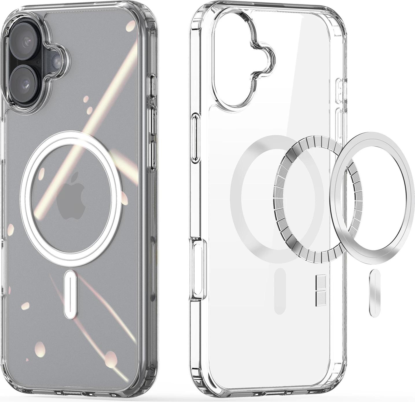 Mbështjellës Dux Ducis Clin Mag për iPhone 16, MagSafe, Transparent