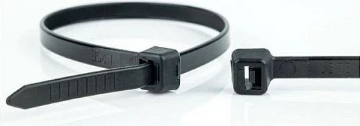 Lidhëse kabllosh WKK 110226071, releasable, 370 mm, paketë 100 copë, e zezë