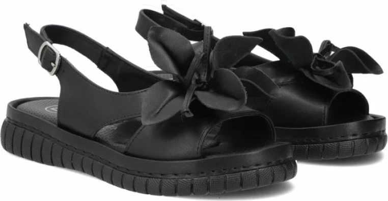 Sandale me platformë Filippo DS6965, të zeza [Madhësia: 37]