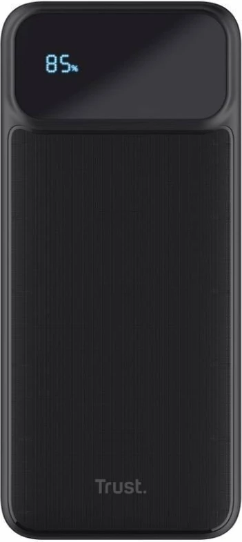 Powerbank Trust Avala 10000mAh 20W PD/QC, 2x USB-A + 1x USB-C, me ekran LED, i zi
