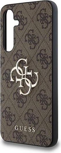 Mbështjellës Guess 4G Big Metal Logo për Samsung Galaxy A35, kafe