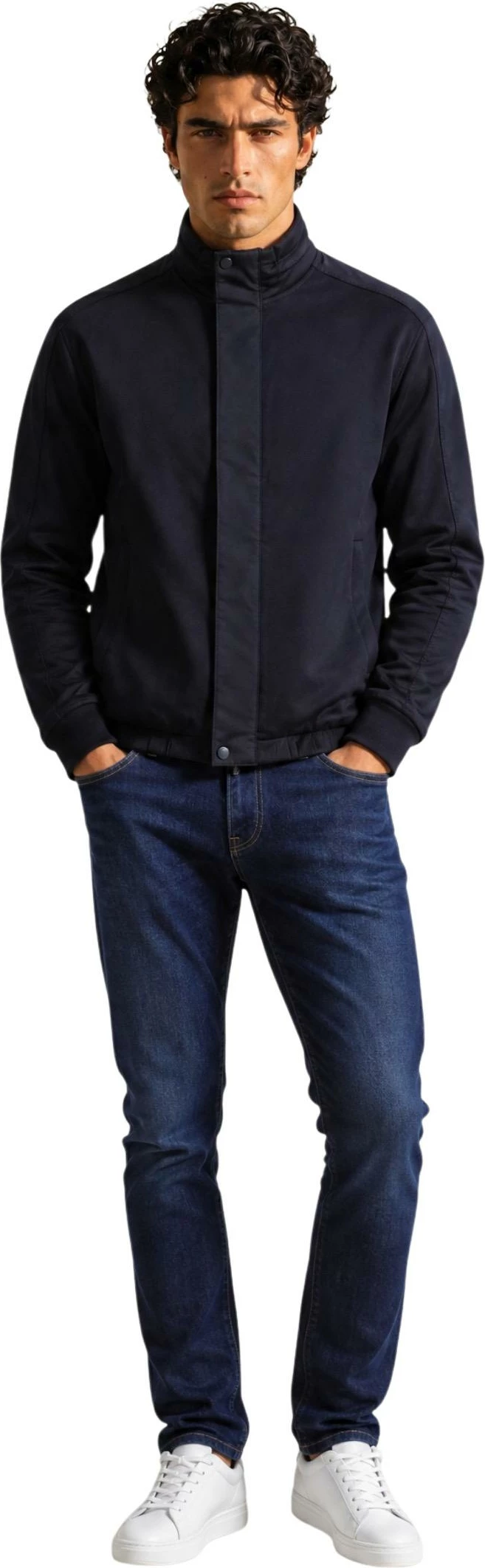 Duks me kapuç për meshkuj Armani Exchange XM001011 AF10818, të kaltra [Madhësia: S]