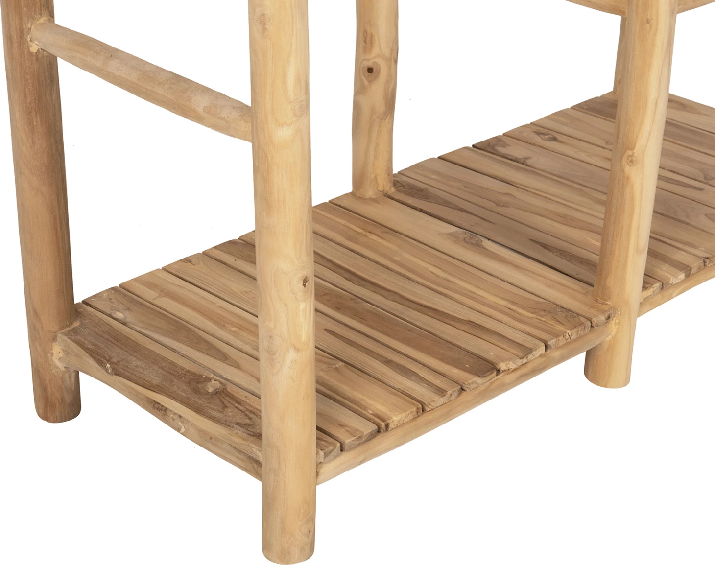 Raft hyrje BALEN FH9550 dru TEAK ngjyrë natyrale 120x50x180H cm