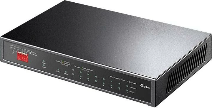 Switch TP-Link TL-SG1210MP 10 porta Gigabit 1Gbps, 8x PoE+ 123 W, unmanaged