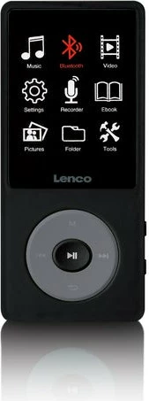 MP3/MP4 player Lenco Xemio-860BK, 256GB, Bluetooth, i zi/gri