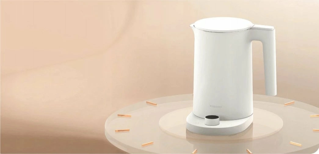 Ibrik elektrik smart Xiaomi Smart Kettle 2 Pro BHR9107EU, 1.7 L, 1800 W, kontroll temperature 1°C, i bardhë