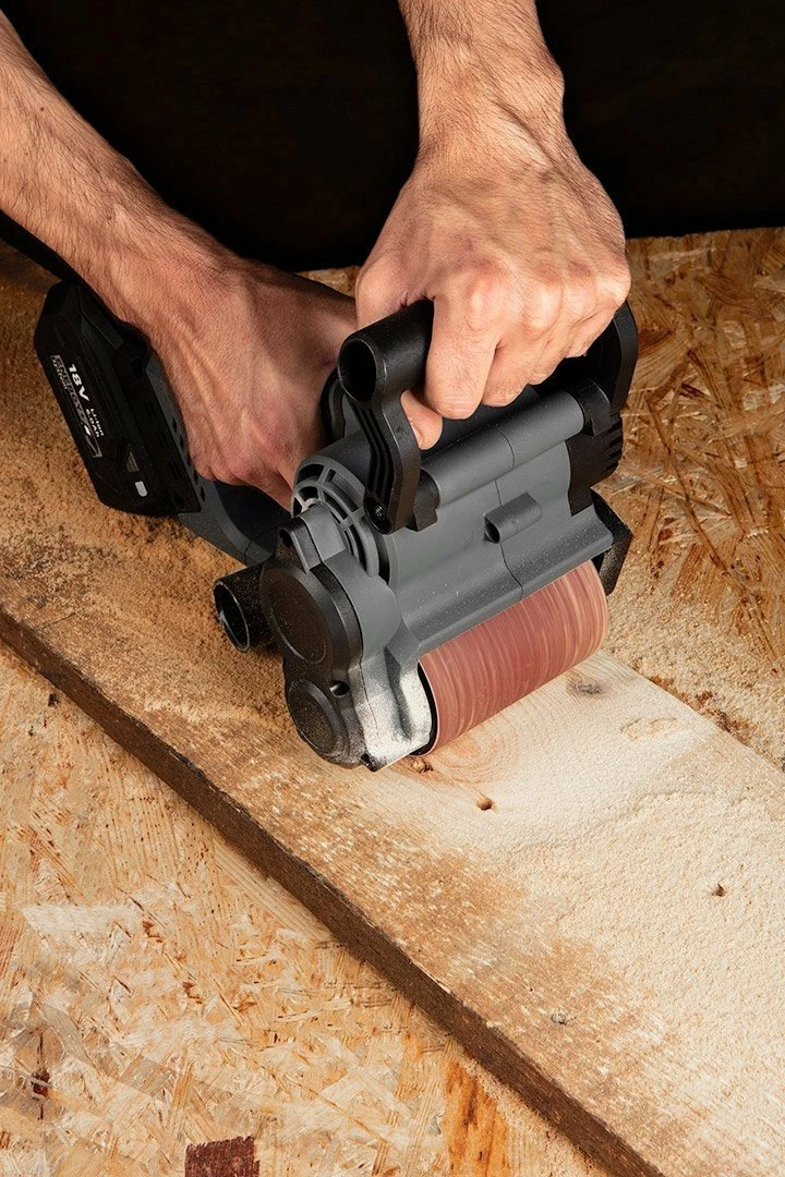 Brus/lyerës pa kabllo Graphite Energy+ 58GE137 18V, 100 x 80 mm, brushless, pa bateri/pa karikues, gri/zi, set 1 copë