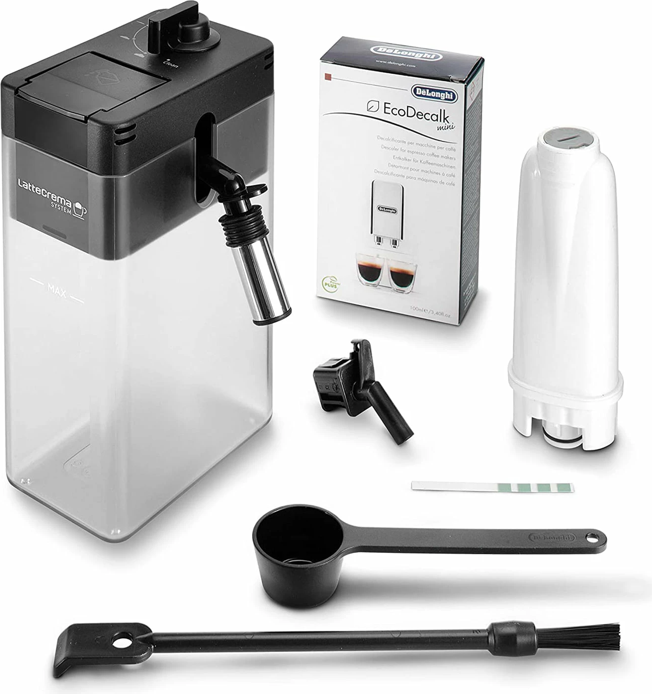 Makineri kafeje automatike, DeLonghi PrimaDonna Soul ECAM610.55.SB, 19 bar, rezervuar uji 2.2 L, kontejner kokrrash 500 g, ekran TFT me prekje, argjendtë
