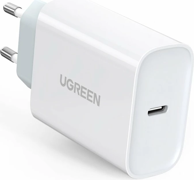 Karikues murit Ugreen 70161, USB Type-C, 30W, i bardhë