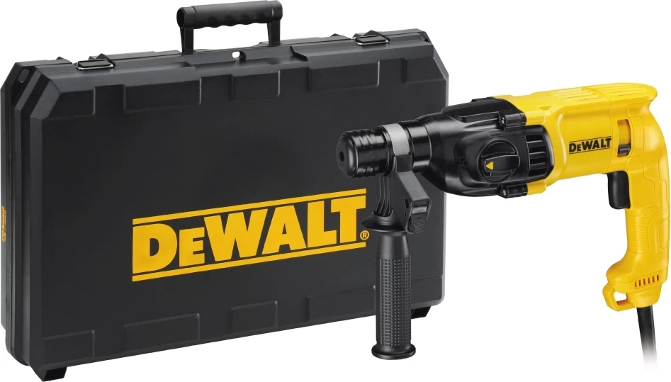 Çekiç shpues elektropneumatik Dewalt D25033K 710W SDS-Plus 22mm 3-shpejtësi, verdhë/zi, me kuti TSTAK