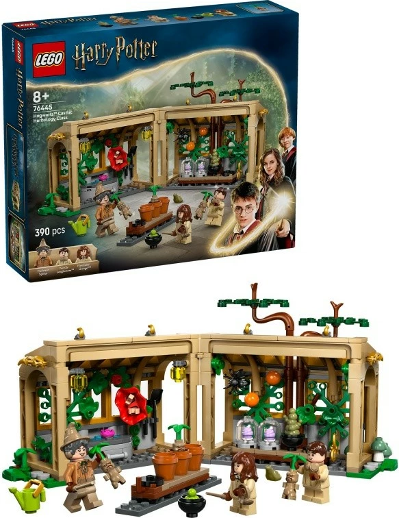 Set LEGO Harry Potter 76445 Hogwarts Castle: Herbology Class, 390 pjesë