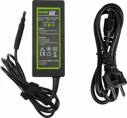 Adapter/karikues laptopi Green Cell PRO 65W 19.5V 3.33A për HP Pavilion 15-B / HP Envy 4/6, i zi