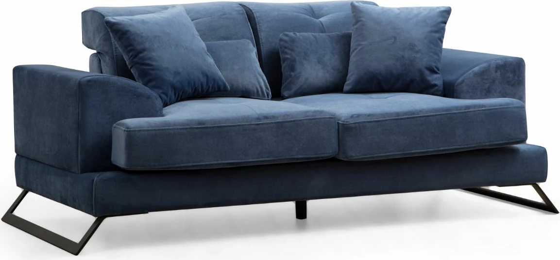 Divan dy ulëshe Atelier del Sofa, Frido, ngjyrë blu e errët