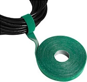 Rrip fiksues kabllosh LogiLink, Hook & Loop (Velcro), 16 mm, 4 m, i gjelbër