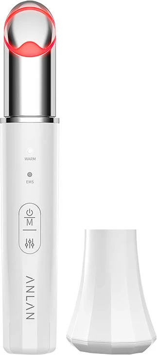 Masazhator sysh ANLAN 08-AMYY31-02A, i bardhë, me bateri të rikarikueshme