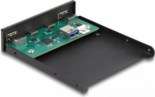 Panel frontal USB DeLOCK 3.5", 2x USB-C + 2x USB-A, 5 Gbps, i zi