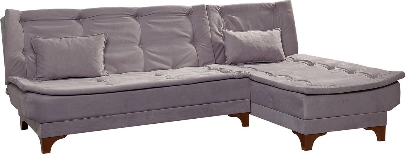 Kënd-sofë krevati Atelier del Sofa, kënd i djathtë, ngjyrë gri