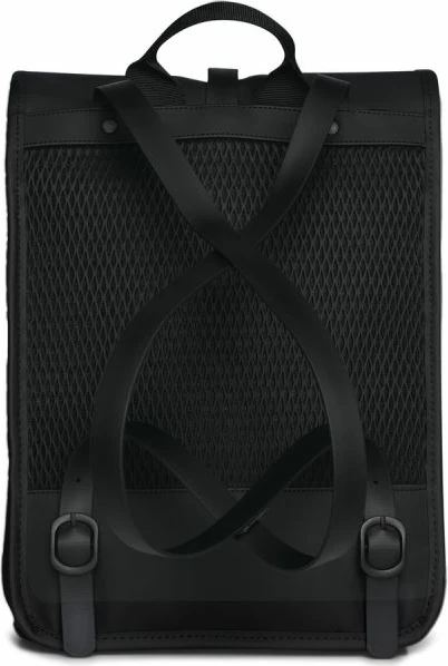 Çantë shpine Rains, modeli Rolltop Rusksack Mesh Mini, e zezë [Madhësia: Standarde]