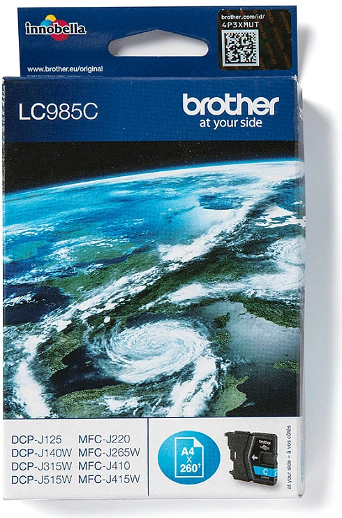 Toner Brother LC985C, Cyan, 260 faqe