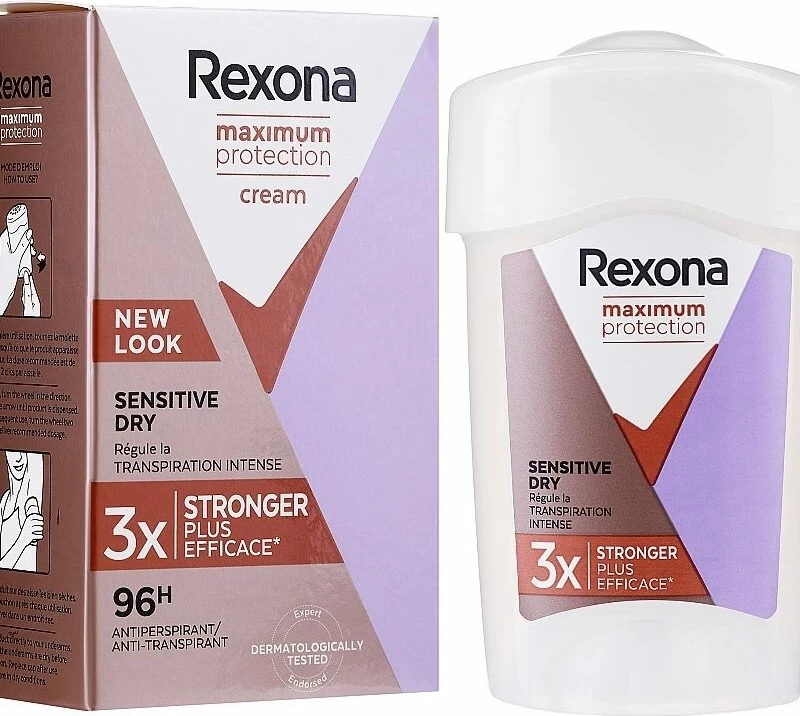 Deodorant Recona Cream Maximum Protection Sensitive Dry, 45 ml