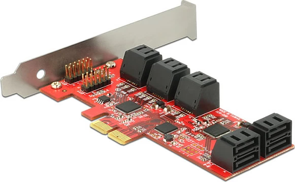 Kartë zgjerimi PCIe DeLOCK 89384, 10x SATA 6 Gbit/s, interne