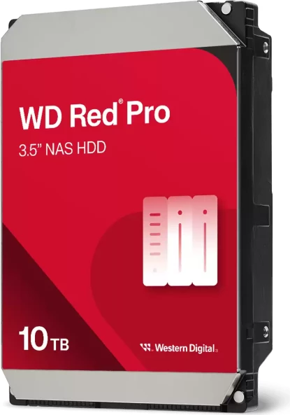 HDD disk i brendshëm WD Red Pro WD103KFBX 10TB 3.5\" SATA 6Gb/s 7200rpm, e kuqe