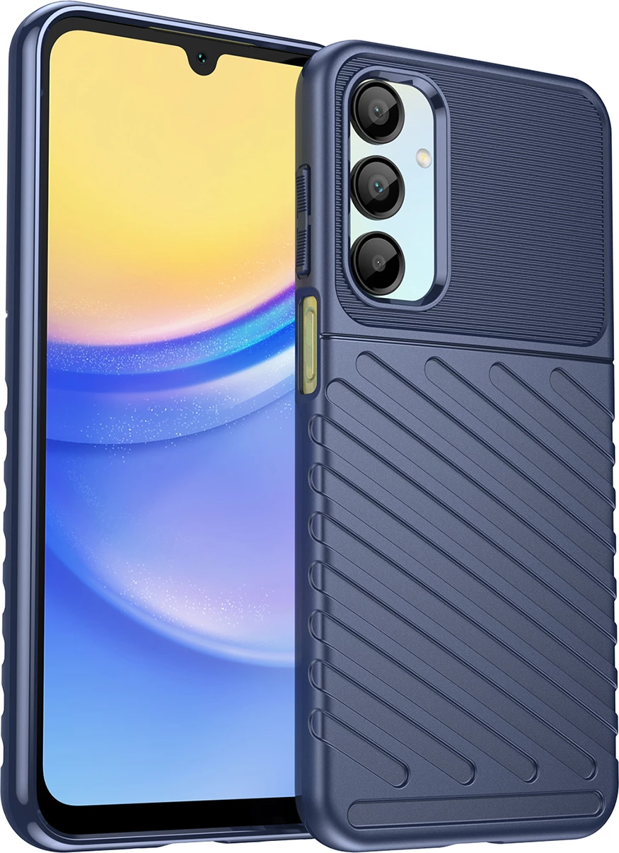 Mbështjellës Hurtel Thunder Case për Samsung Galaxy A16 / A16 5G, TPU, Kaltër