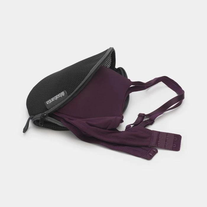 qese larëse për sutjena Brabantia Bra Washing Bag MPN 149542, me zinxhir, për larje në makinë, e zezë