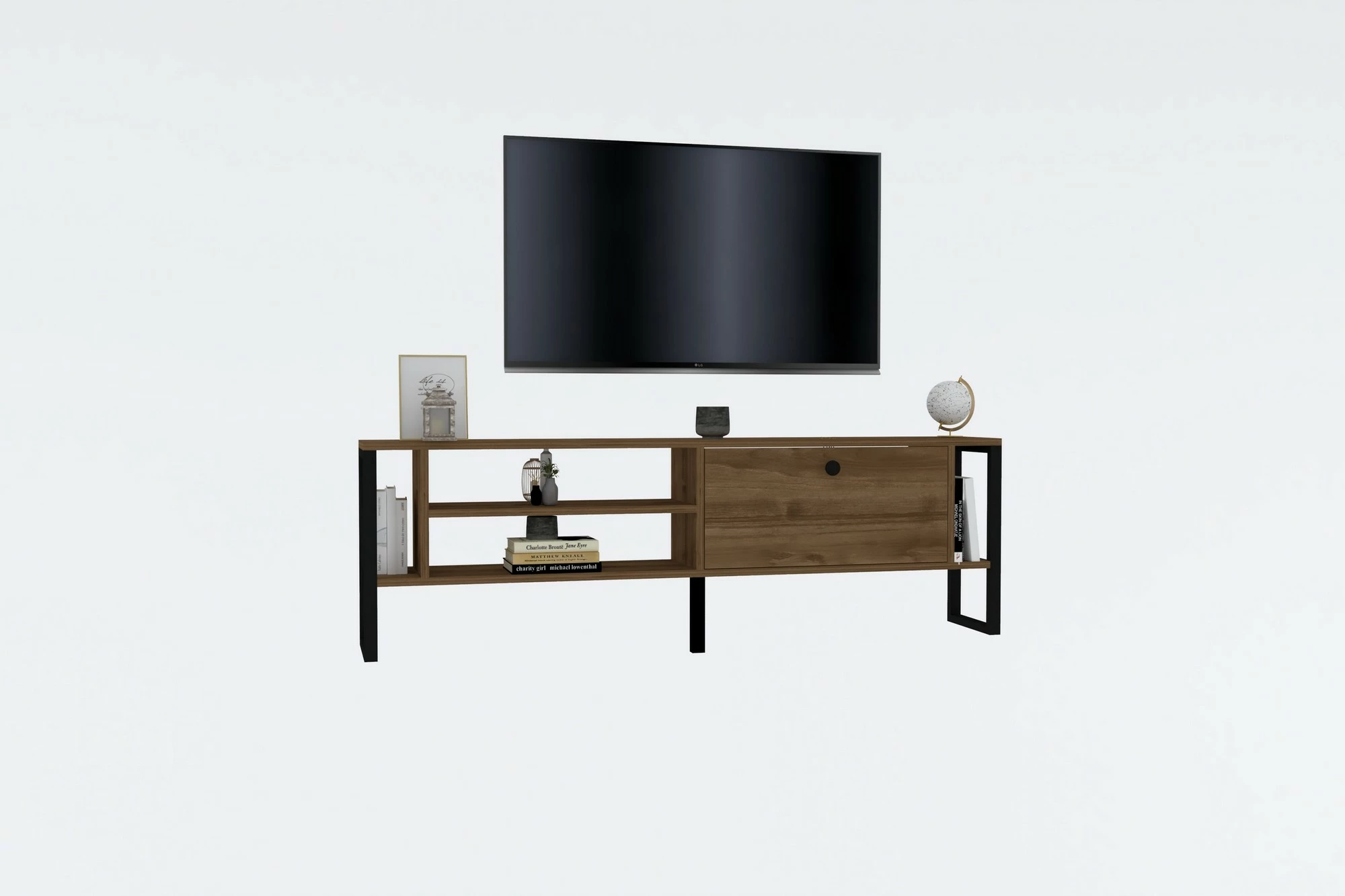 Komodë për TV Hanah Home, Asrın, ngjyrë arre